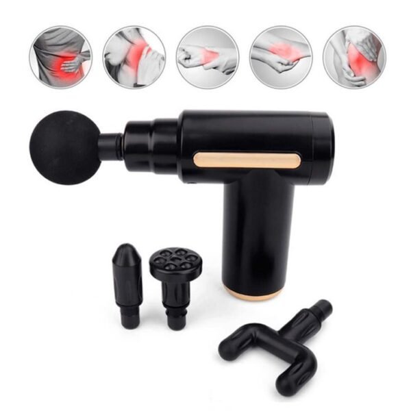 Rechargeable Mini Massage Gun – 4 Massage Heads