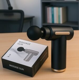 Rechargeable Mini Massage Gun – 4 Massage Heads